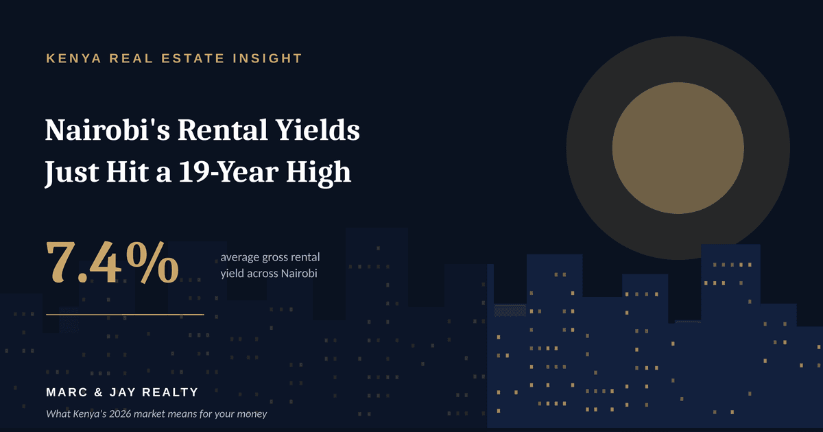 Why 2026 Is the Right Time to Invest in Kenyan Real Estate